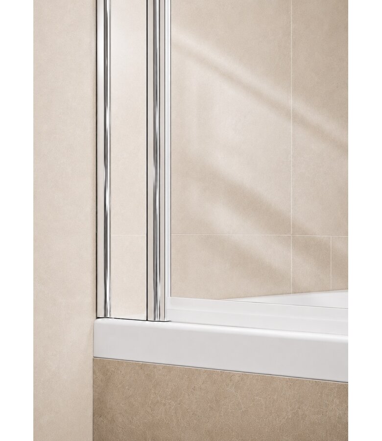 Badwand Torino 70 x 140 cm - chroom - nano coating