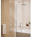 Badwand Torino 70 x 140 cm - chroom - nano coating