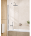 Badwand Torino 60 x 140 cm - chroom - nano coating
