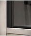 Badwand Torino 60 x 140 cm - rookglas - zwart - nano coating