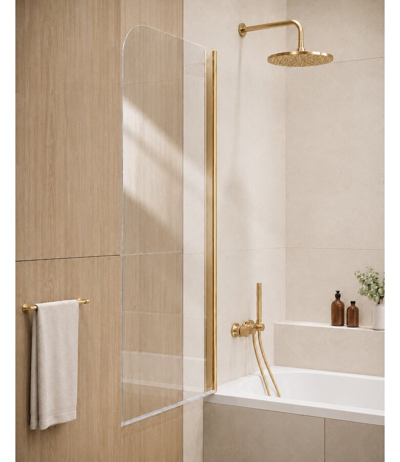 Badwand Torino 70 x 140 cm - goud  - nano coating