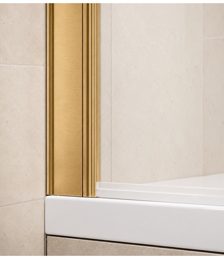 Badwand Torino 70 x 140 cm - goud  - nano coating