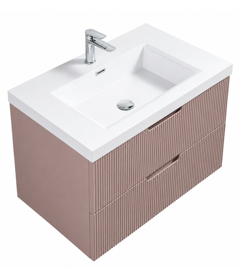 Badkamermeubel Thermis 80cm - mat roze