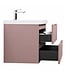 Badkamermeubel Thermis 80cm - mat roze