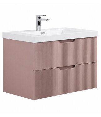 Badkamermeubel Thermis 80cm - mat roze