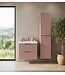 Badkamermeubel Thermis 60 cm met kolomkast - mat roze