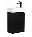 Toiletmeubel Angela 40cm - zwart houtnerf
