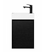 Toiletmeubel Angela 40cm - zwart houtnerf