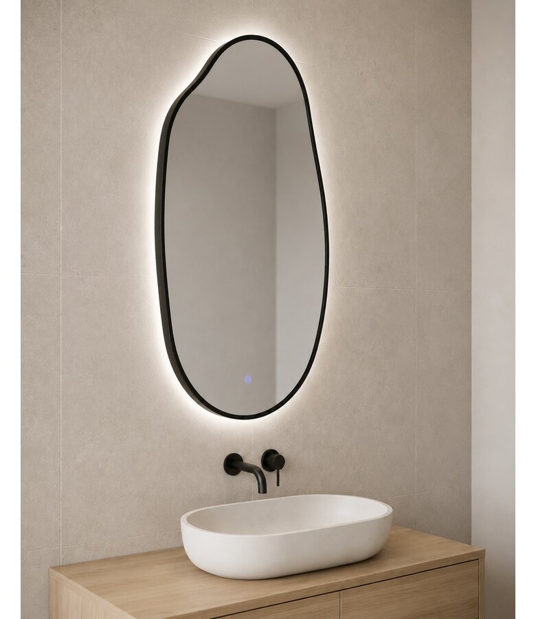 Spiegel Globe LED - 52 x 84 cm
