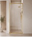 Douchewand Seattle 100 x 190 cm - goud  - douchedeur 6mm