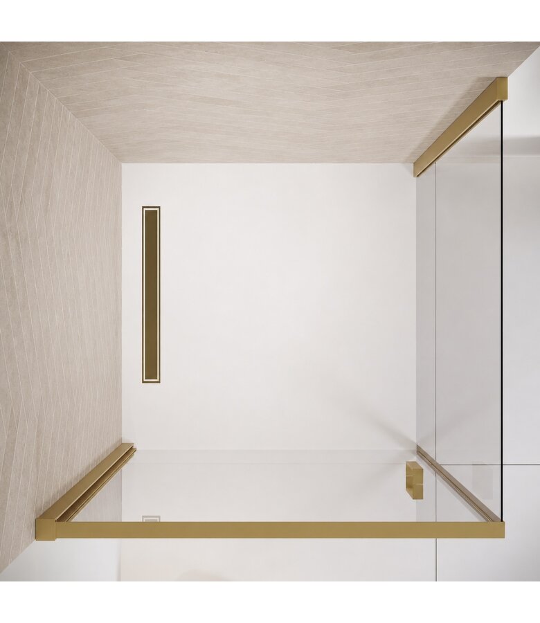 Douchecabine Alava 80 x 80 x 190 cm - goud - nano coating