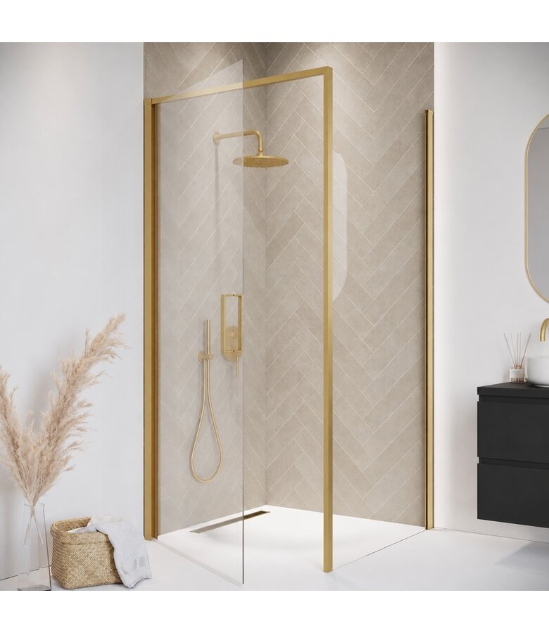 Douchecabine Alava 80 x 80 x 190 cm - goud - nano coating