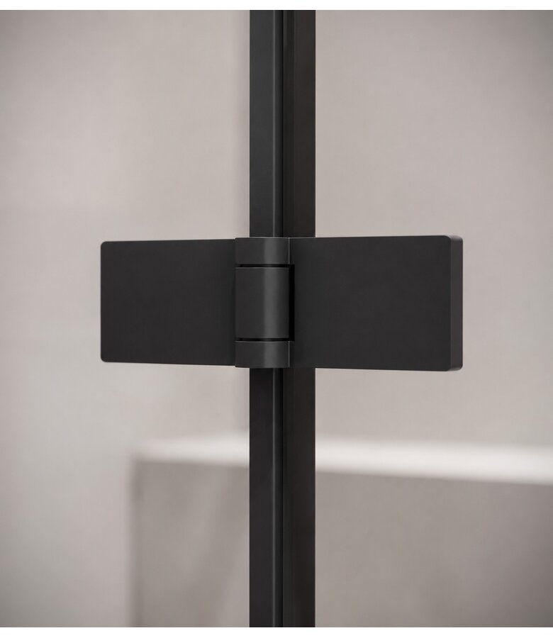 Badwand Austin 110 x 140 cm - zwart - nano coating