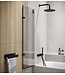 Badwand Austin 110 x 140 cm - zwart - nano coating