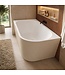 Hoekbad Isia 170 x 78 x 60 cm - rechts - mat beige