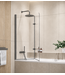 Badwand Austin 120 x 140 cm - grijs - nano coating