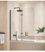 Badwand Austin 120 x 140 cm - grijs - nano coating