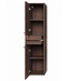 Badkamerkast Florence 30 x 35 x 130 cm - walnoot bruin