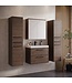 Badkamerkast Florence 30 x 35 x 130 cm - walnoot bruin