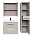 Badkamermeubel Florence 60cm complete set met spiegelkast - beige
