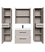 Badkamermeubel Florence 60cm XL set met spiegelkast - beige