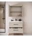 Badkamermeubel Florence 01 80cm met spiegelkast - beige