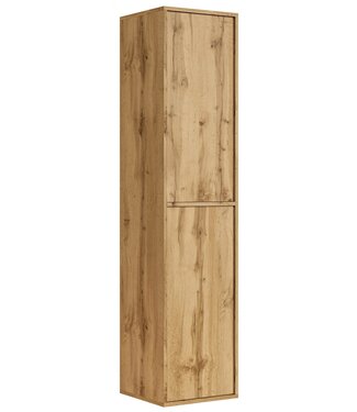 Badkamerkast Mali 38 x 33 x 160 cm - eiken