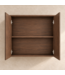 Spiegelkast Toledo 80 x 20 x 60 cm - walnoot bruin