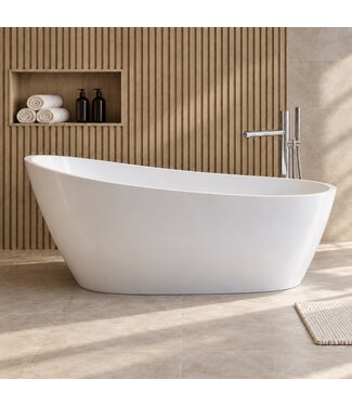 Vrijstaand ligbad Andes 170 x 80 x 72 cm - wit