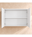 Spiegelkast Toledo 80 x 20 x 60 cm - wit