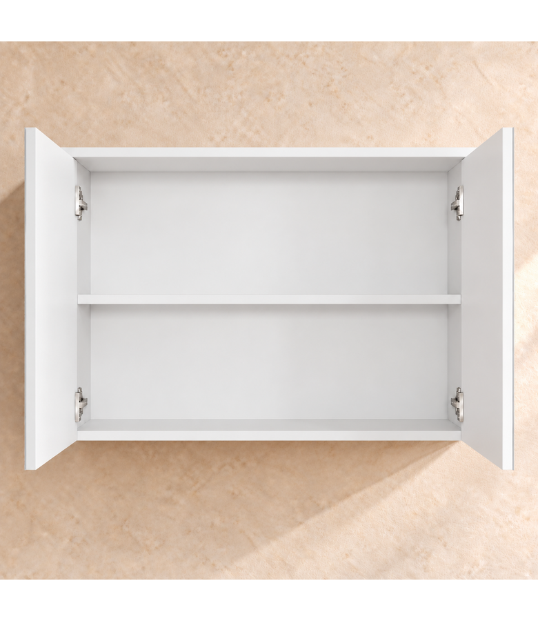 Spiegelkast Toledo 80 x 20 x 60 cm - wit