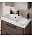 Badkamermeubel Florence 60cm complete set met spiegelkast - walnoot bruin