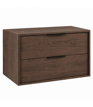 Wastafelkast Livorno -  80 x 46 x 46 cm - walnoot bruin