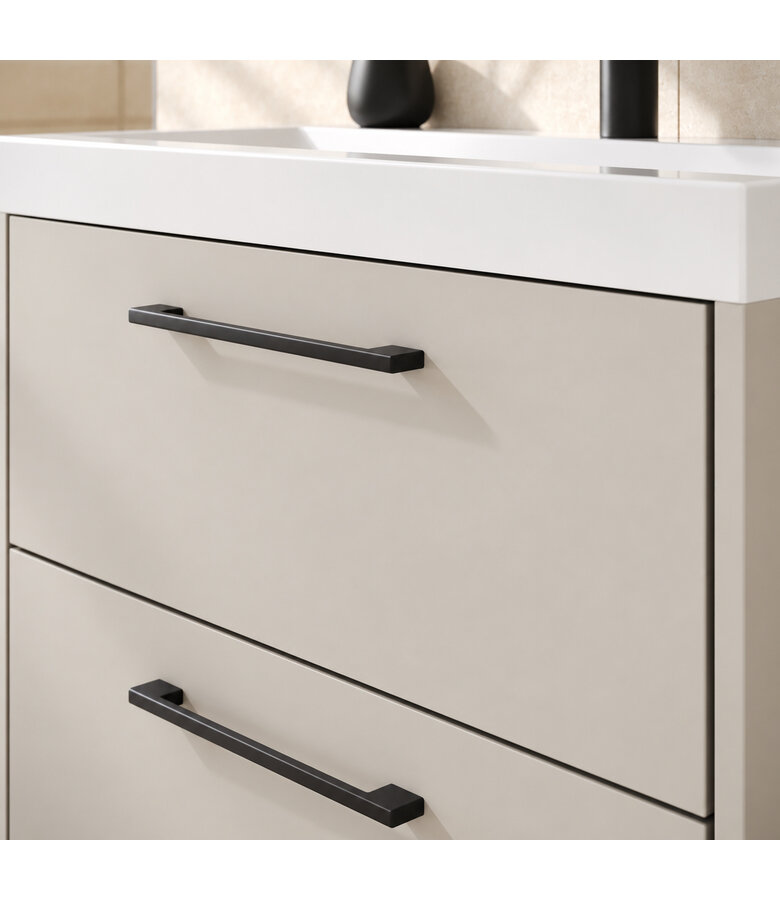 Badkamermeubel Florence 01 60cm met spiegelkast - beige