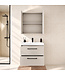 Badkamermeubel Florence 01 60cm met spiegelkast - beige