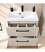 Badkamermeubel Florence 60cm complete set met spiegelkast - beige