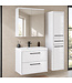 Badkamermeubel Florence 60cm complete set met spiegelkast - hoogglans wit