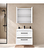 Badkamermeubel Florence 01 60cm met spiegelkast - hoogglans wit