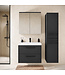 Badkamermeubel Florence 01 60cm met wastafel - mat zwart