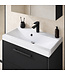 Badkamermeubel Florence 60cm complete set met spiegelkast - mat zwart