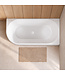 Hoekbad Havana 170 x 80 x 58 cm - wit  - rechts