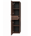 Badkamerkast Florence 30 x 35 x 130 cm - walnoot bruin