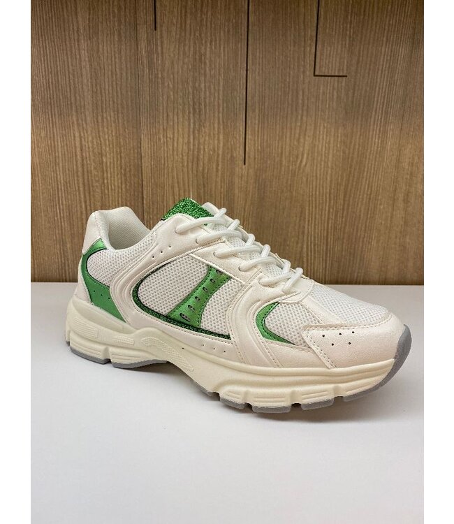 Sneaker Lotte Wit/Groen