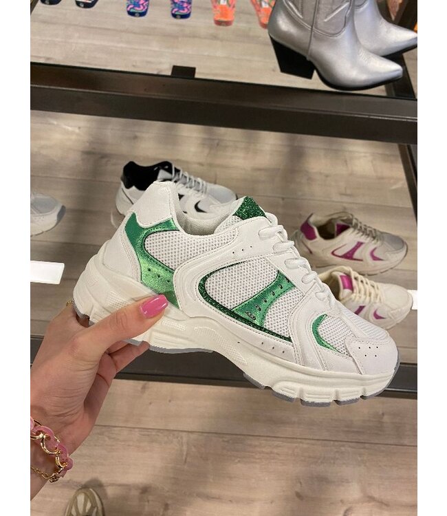 Sneaker Lotte Wit/Groen
