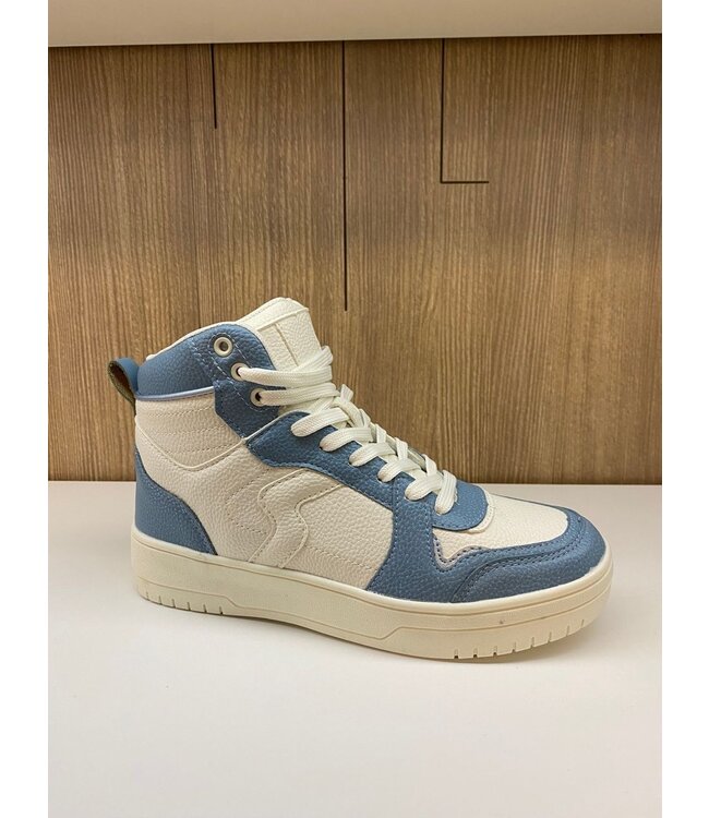 Shoecolate Sneaker Zoe Wit/Blauw