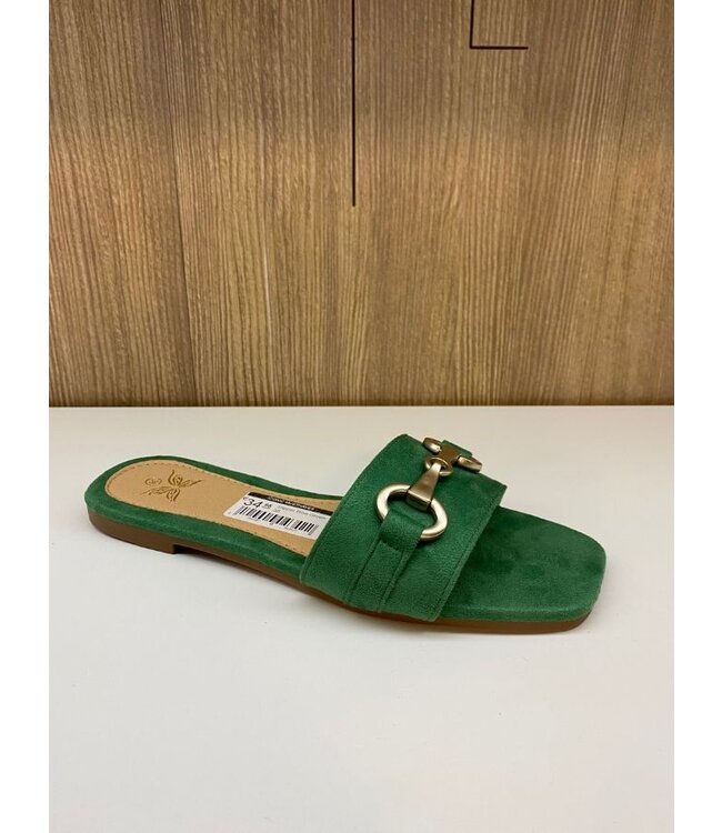 Shoecolate Slipper Biba Groen