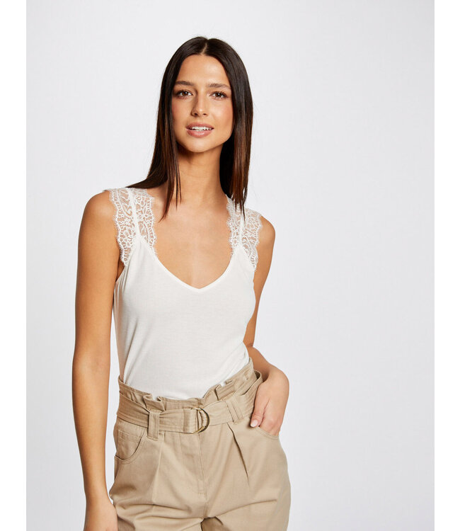 Morgan Top Bdelia Wit