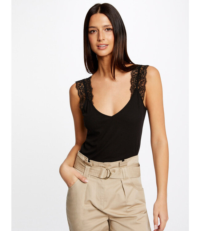 Morgan Top Bdelia Zwart
