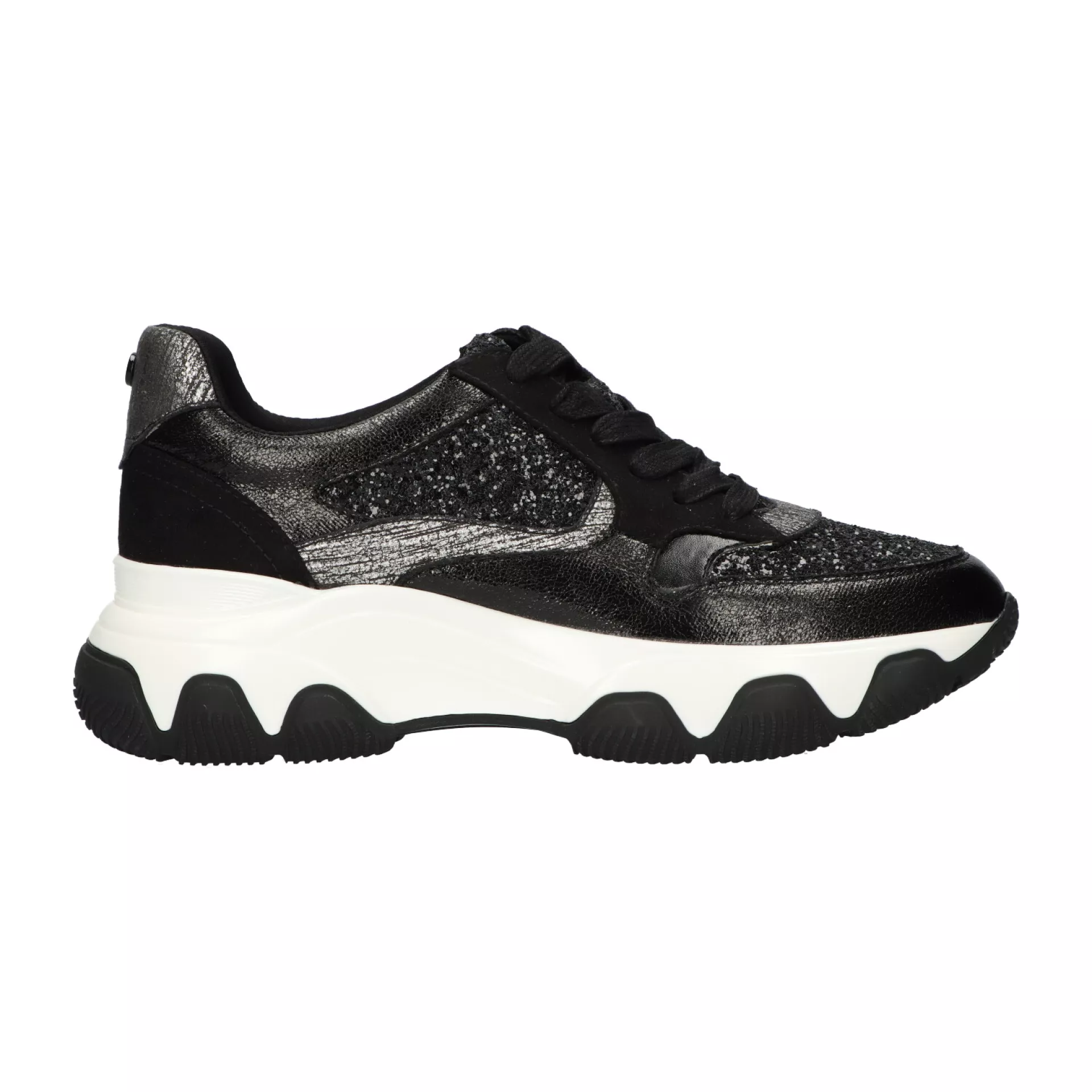 La Strada Sneaker Black Combi Glitter Iconic Musthaves