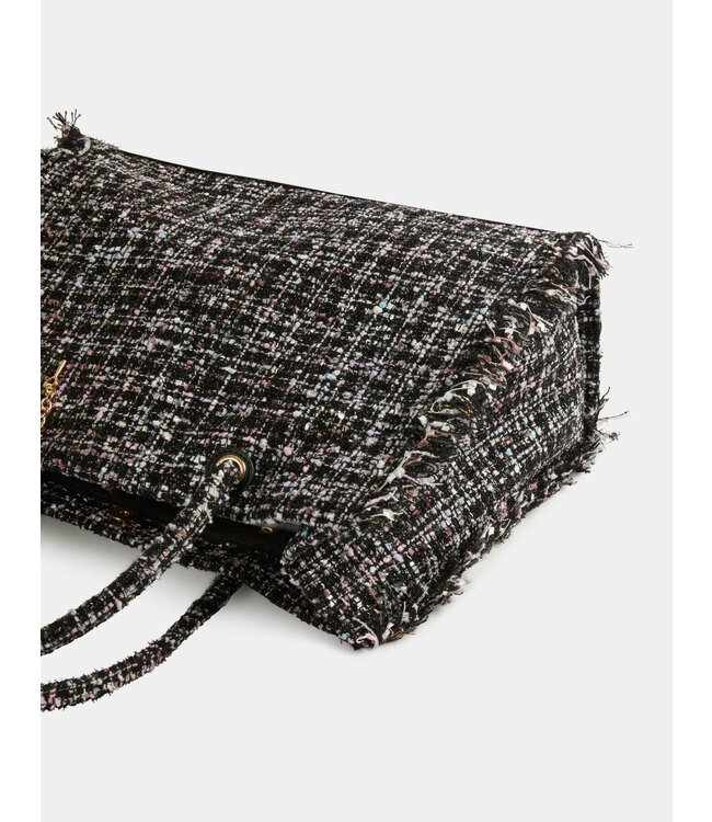 Morgan Tas 2Frangi Cabas Tweed